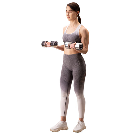 Chrome Dumbbell Set, 2 Pieces, 10 kg Total