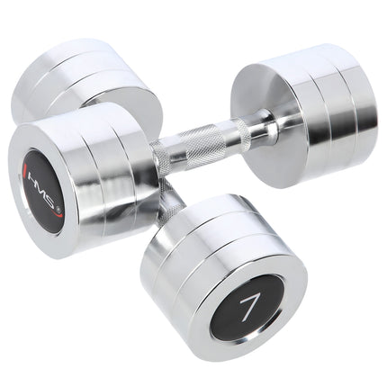 Chrome Dumbbell Set, 2 Pieces