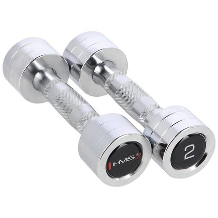 Chrome Dumbbell Set, 2 Pieces