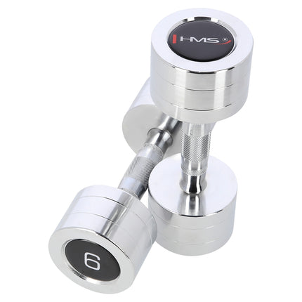 Chrome Dumbbell Set, 2 Pieces