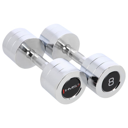 Chrome Dumbbell Set, 2 Pieces
