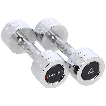 Chrome Dumbbell Set, 2 Pieces