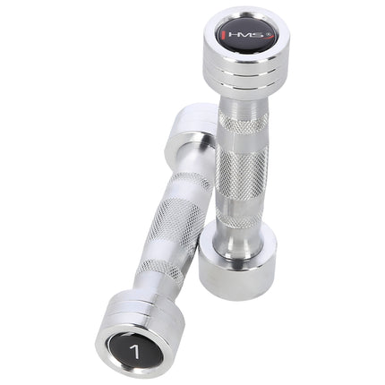 Chrome Dumbbell Set, 2 Pieces