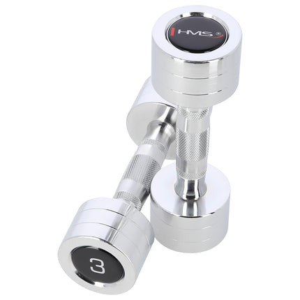 Chrome Dumbbell Set, 2 Pieces
