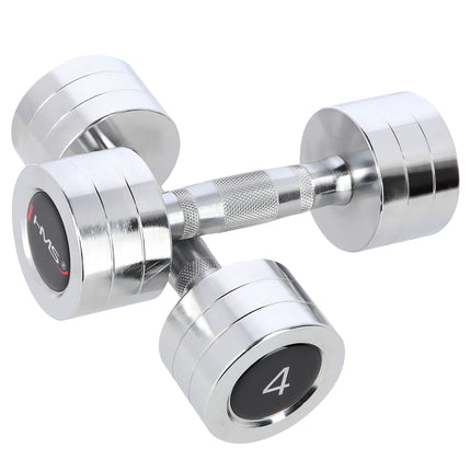 Chrome Dumbbell Set, 2 Pieces