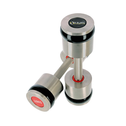 Chromed Dumbbell Set, 2 x 10 kg, Premium Quality
