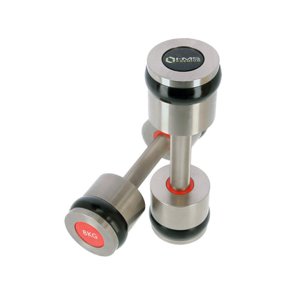 Chromed Dumbbell Set, 2 x 8 kg, Premium Quality
