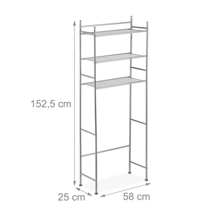 Chrome-plated stand for washing machine