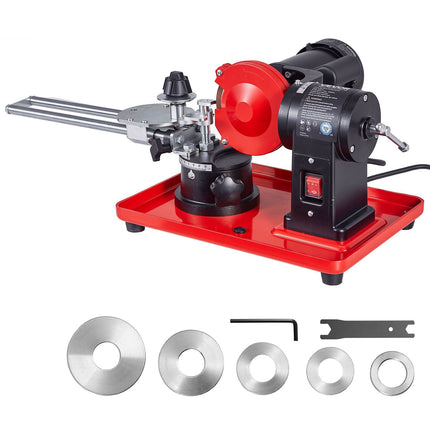 Circular Saw Blade Sharpener, 370W, 125mm Wheel, 80–700mm