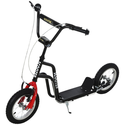 City scooter for children, 12"" pneumatic tires, adjustable height
