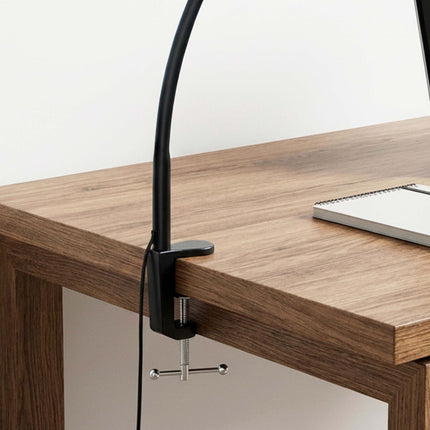 Clamp-On LED Desk Lamp, 61cm Dual Head USB Dimmable