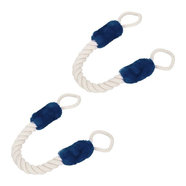 Clamp for protection of door cord, 2 pcs, dark blue