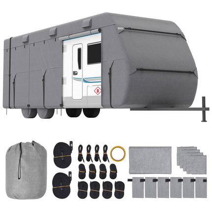 Class A RV Cover 22-24 Ft, Non-Woven, 4 Tire Covers
