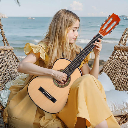 Classical Guitar 30 In, Nylon Strings Starter Kit