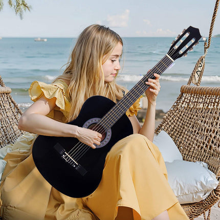 Classical Guitar 38-Inch Starter Kit, Nylon Strings, Bag