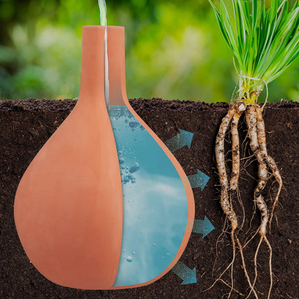 Clay Olla Irrigation Pot 3.5L – Water-Saving Solution