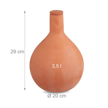 Clay Olla Irrigation Pot 3.5L – Water-Saving Solution