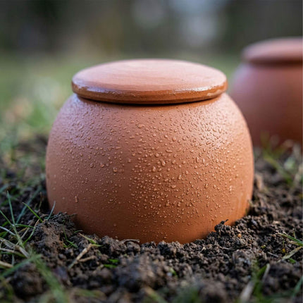Clay Watering Cones with Lids, 350ml, Set of 4