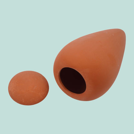 Clay Watering Cones with Lids, 350ml, Set of 4