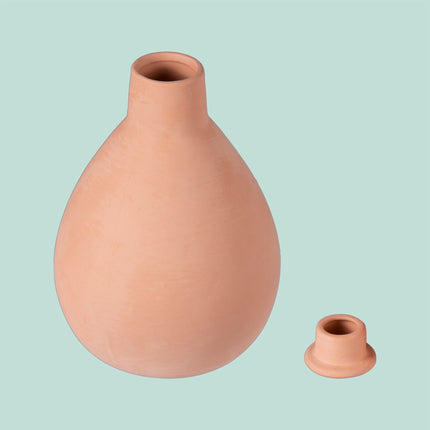 Clay Watering Ollas, 1L, 2 Pack, Subsurface Irrigation