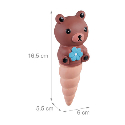 Clay cone bear set of 4