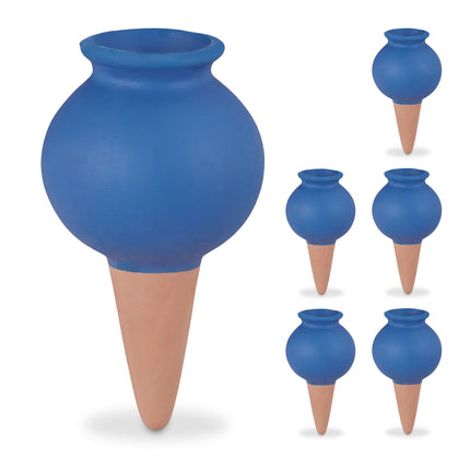 Clay cones, set of 6