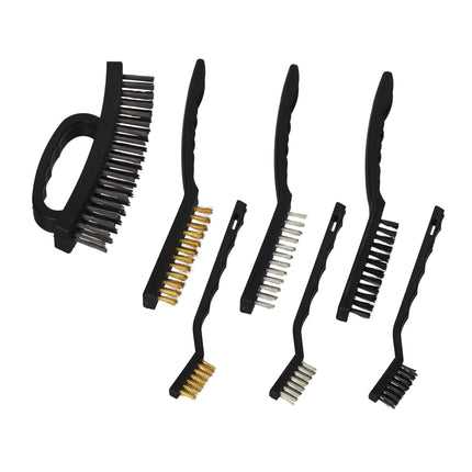 Cleaning brushes, 7 parts