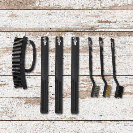 Cleaning brushes, 7 parts