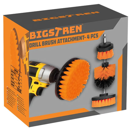 Cleaning brushes for a drill - 4 pcs