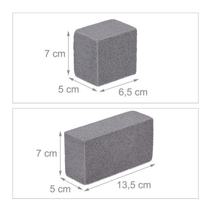 Cleaning stone for grill, set of 3