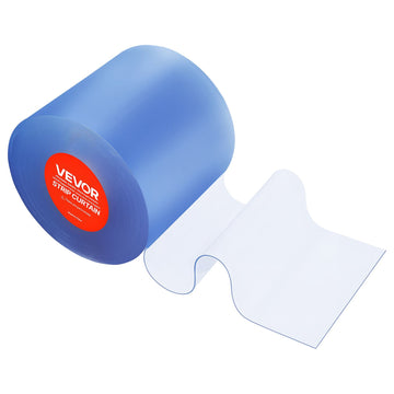 Clear PVC Strip Curtain Roll, 30.8 m x 30 cm, 3 mm