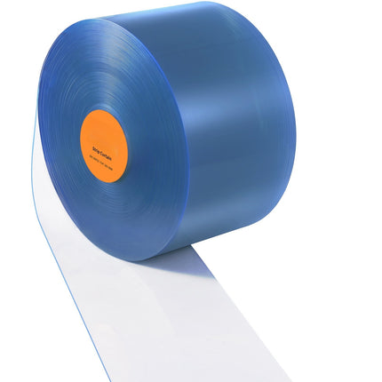 Clear PVC Strip Curtain Roll, 82 Ft x 12 In, 3 mm