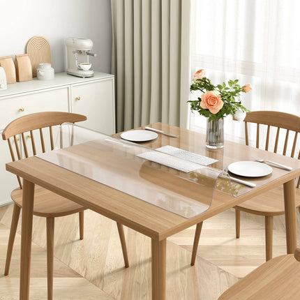 Clear PVC Table Cover Protector, 12x12 in, 1.5mm