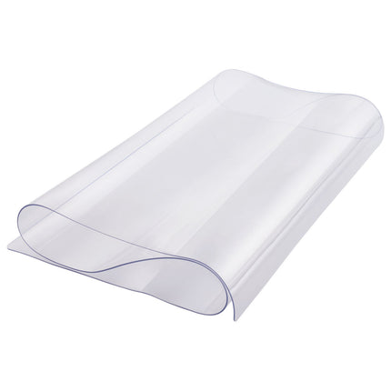 Clear PVC Table Protector, 16 x 32 in, 1.5 mm