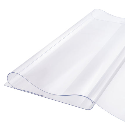 Clear PVC Table Protector 24x96 in, 1.5 mm Thick
