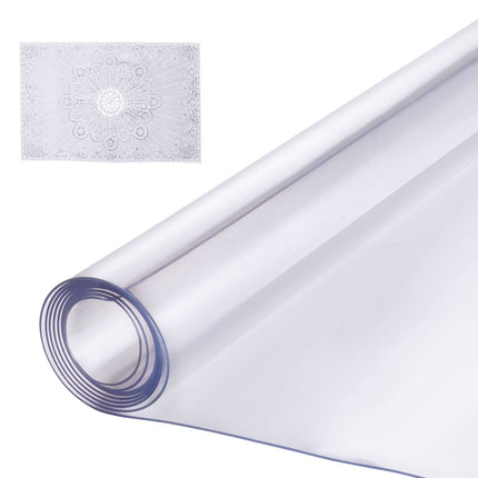 Clear PVC Table Protector, 36 x 54 in, 1.5 mm Thick