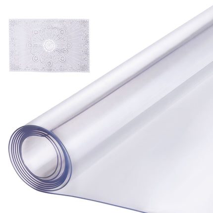 Clear PVC Table Protector, 42 x 96 in, 1.5 mm Thick