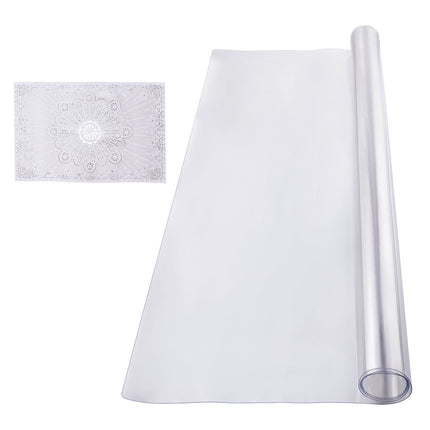 Clear PVC Table Protector 54x54 In, 1.5 Mm Thick