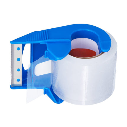 Clear Packing Tape, 6 Rolls 1.88 in x 25 yd, Dispensers