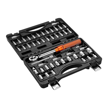 Click Torque Wrench Set, 1/4 In Drive, 20–240 lbf-in