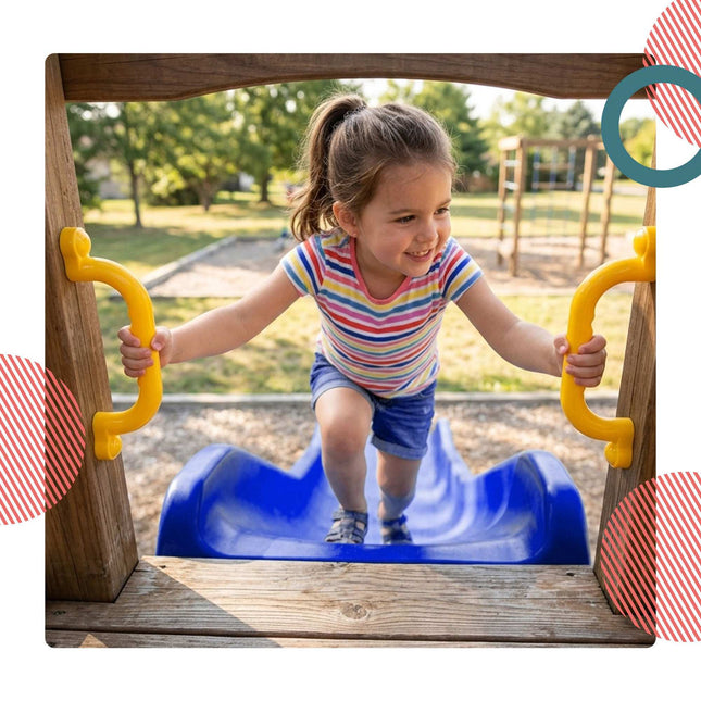Climbing Frame Handholds Set, Colorful Recessed Grip