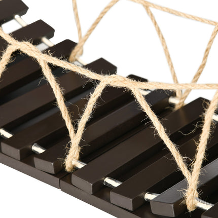 Cat climbing wall with bridge, up to 5 kg, wall mounted
