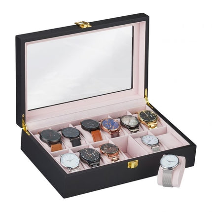 Clock box with 12 compartments