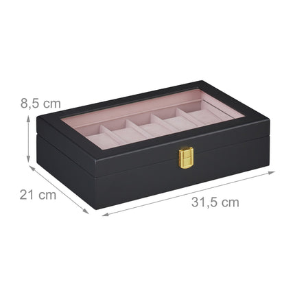 Clock box with 12 compartments