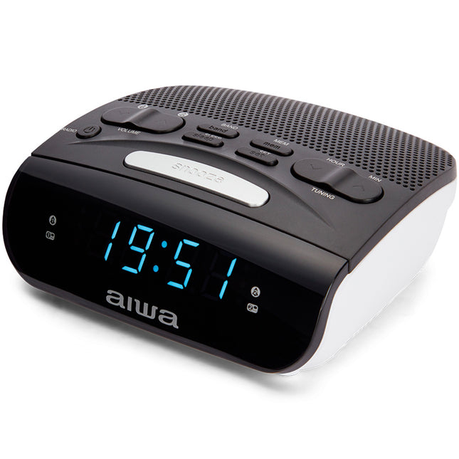 Clock radio with dual alarms