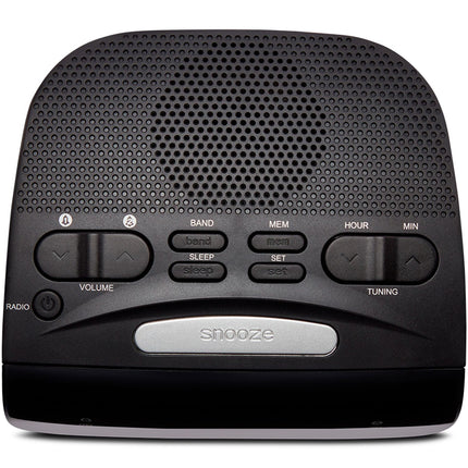 Clock radio with dual alarms