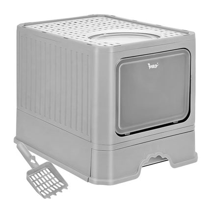 Closed Cat Litter Box with Drawer & Scoop, 50x36x38 cm