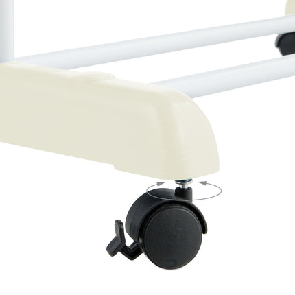 Clothes Drying Rack with Wheels and Foldable Wings