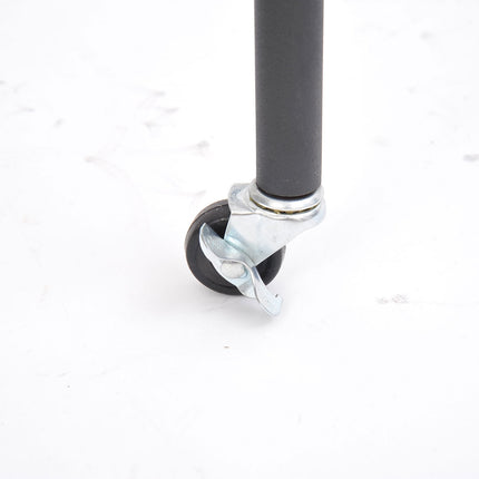 Mobile clothes rack with wheels - 120x60x170cm, space-saving