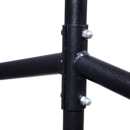 Mobile clothes rack with wheels - 120x60x170cm, space-saving